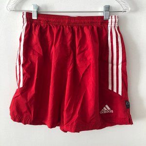 Adidas Climalite Soccer Shorts Size Medium Red